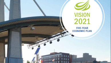 Screenshot of VISION 2021 Plan