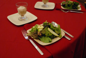 Lunch plate at the food summit